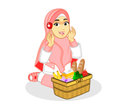Hijab Muslim Girl - Fona sticker #6449142
