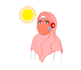 Hijab Muslim Girl - Fona sticker #6449145
