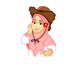 Hijab Muslim Girl - Fona sticker #6449147