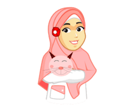 Hijab Muslim Girl - Fona sticker #6449148