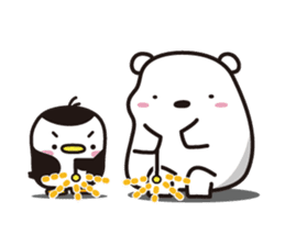 AAUGH! Polar bear & Penguin(3) sticker #6449166