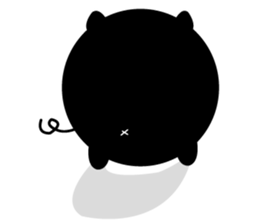 Lovely blackmanmaru pig sticker #6449218