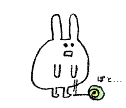 Ponyo Rabbit sticker #6449915