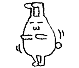 Ponyo Rabbit sticker #6449939