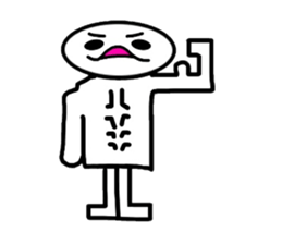 Painful person sticker #6450531