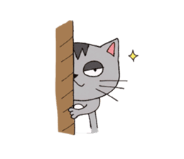 Zero - the silver cat sticker #6450775