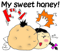 Kochan of the potato face sticker #6450830