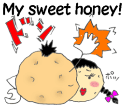 Kochan of the potato face sticker #6450830