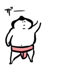 Sticker of funny sumo sticker #6451117