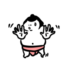 Sticker of funny sumo sticker #6451126