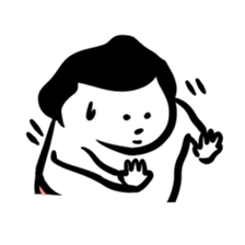 Sticker of funny sumo sticker #6451129