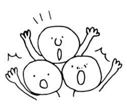 The round character sticker #6451323