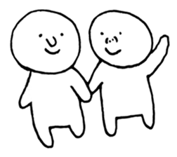 The round character sticker #6451324