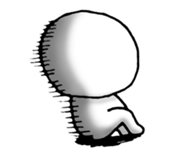 The round character sticker #6451328