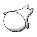 The round character sticker #6451329