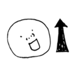 The round character sticker #6451334