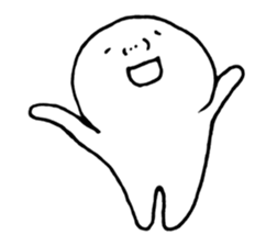 The round character sticker #6451341