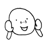 The round character sticker #6451343