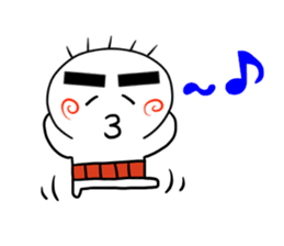 Belly band baby sticker #6451679