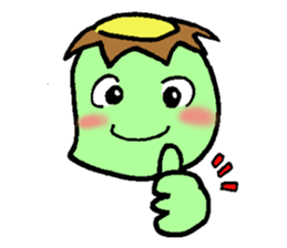 Still work hard Kappa-kun sticker #6451713