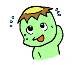 Still work hard Kappa-kun sticker #6451716