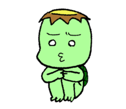 Still work hard Kappa-kun sticker #6451719