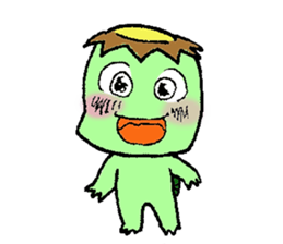 Still work hard Kappa-kun sticker #6451720