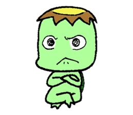 Still work hard Kappa-kun sticker #6451721