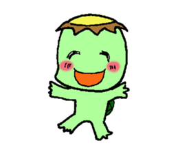 Still work hard Kappa-kun sticker #6451723