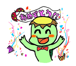 Still work hard Kappa-kun sticker #6451724