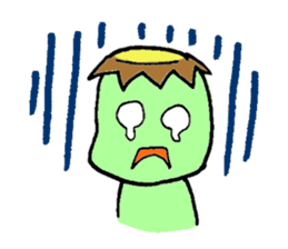 Still work hard Kappa-kun sticker #6451735