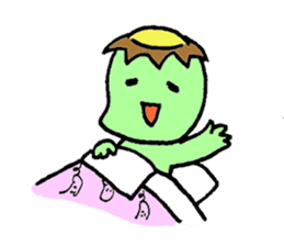 Still work hard Kappa-kun sticker #6451741
