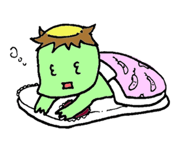 Still work hard Kappa-kun sticker #6451742