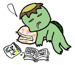 Still work hard Kappa-kun sticker #6451743