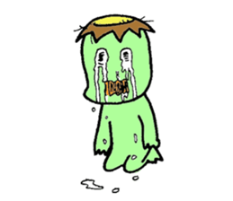 Still work hard Kappa-kun sticker #6451747