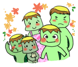 Still work hard Kappa-kun sticker #6451751