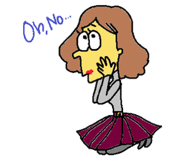 Too cute and pleasant friends sticker #6451792