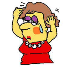 Too cute and pleasant friends sticker #6451811