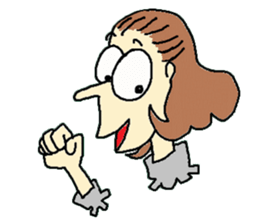 Too cute and pleasant friends sticker #6451831