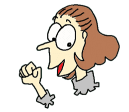 Too cute and pleasant friends sticker #6451831