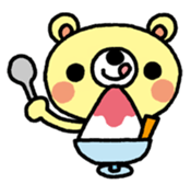 The HONOBONO Bear in the summer2 sticker #6452101