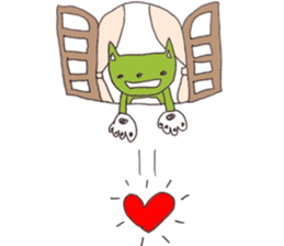 Cat of goo and Mu sticker #6452272