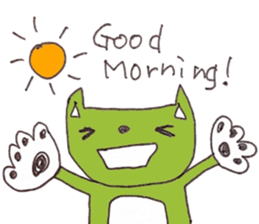 Cat of goo and Mu sticker #6452273