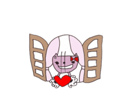 Cat of goo and Mu sticker #6452276