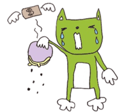 Cat of goo and Mu sticker #6452283