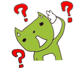 Cat of goo and Mu sticker #6452302