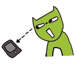 Cat of goo and Mu sticker #6452309