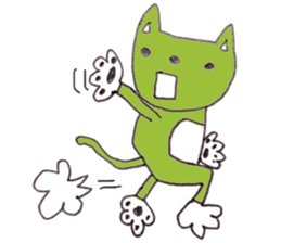 Cat of goo and Mu sticker #6452311