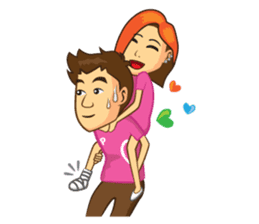 Khun Kab Phom sticker #6453114