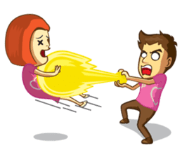 Khun Kab Phom sticker #6453121